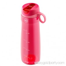 Pogo BPA-Free Plastic Water Bottle with Flip Straw 556107578